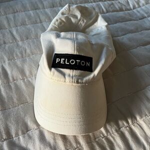 White Peloton Hat